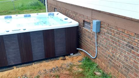 electrical panel box hot tub|installing electrical for hot tub.